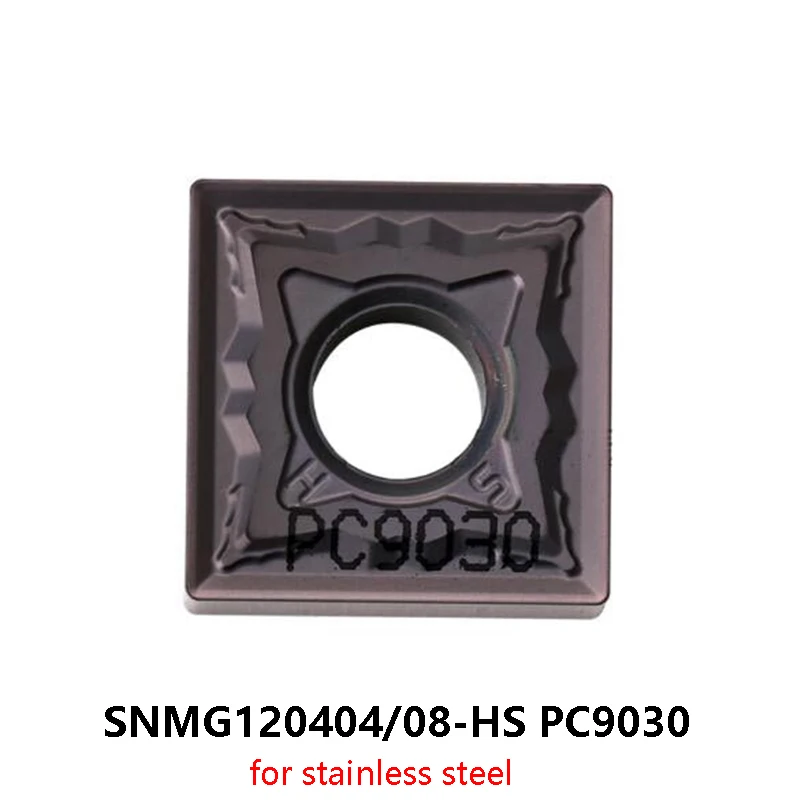 

Оригинальный токарный инструмент SNMG SNMG120404-HS PC9030 токарный инструмент токарный станок ЧПУ Инструменты для нержавеющей стали 10 шт. карбидных ...