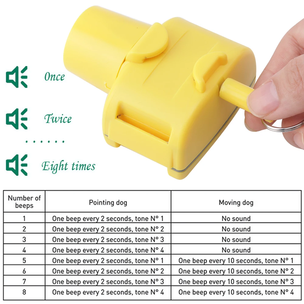 

Hunting Dog Beeper Collars Waterproof Dog Training Collar 8 Built-in Beeper Sound Dog Sports Training Hunting Collars