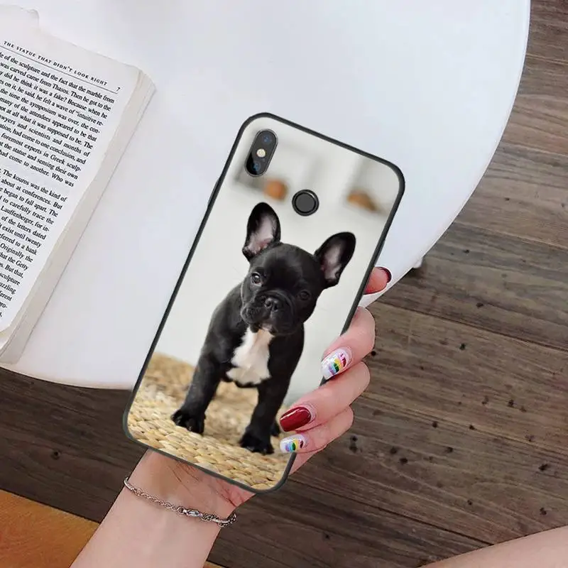 

French bulldog dog animal Phone Case For Xiaomi Redmi 7 9t 9se k20 mi8 max3 lite 9 note 8 9s 10 pro Silicone Shell Cover Funda