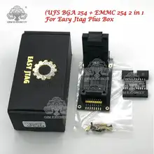 2022 новейший оригинальный Easy-Jtag Plus UFS BGA-254 Socket / EMMC 254u0028EMMC + 2 в 1u0029 Адаптер для легкий JTAG PLUS BOX
