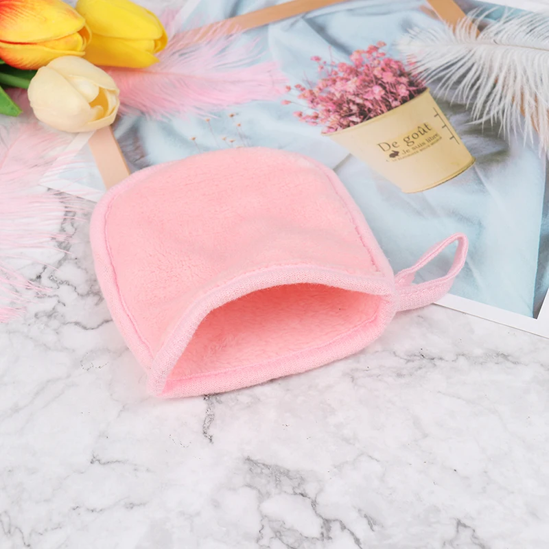

Makeup Remover Glove Facial Cleaning Glove Cleaner Towel Pads Skin Care Tools