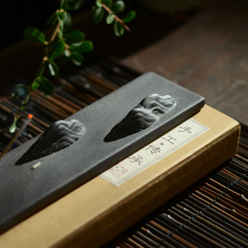 Clear Sir ручная керамика пышная горная печь дзен пейзаж курильница благовония Joss