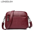 LONOOLISA, женские повседневные сумки через плечо, Новые однотонные брендовые маленькие сумочки, дизайнерский кошелек, женская сумка-мессенджер