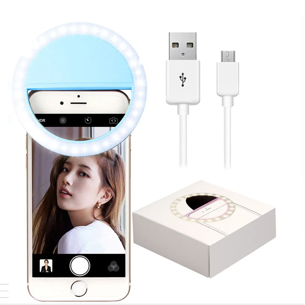 Универсальная лампа для селфи портативное кольцо вспышки с 36 светодиодами