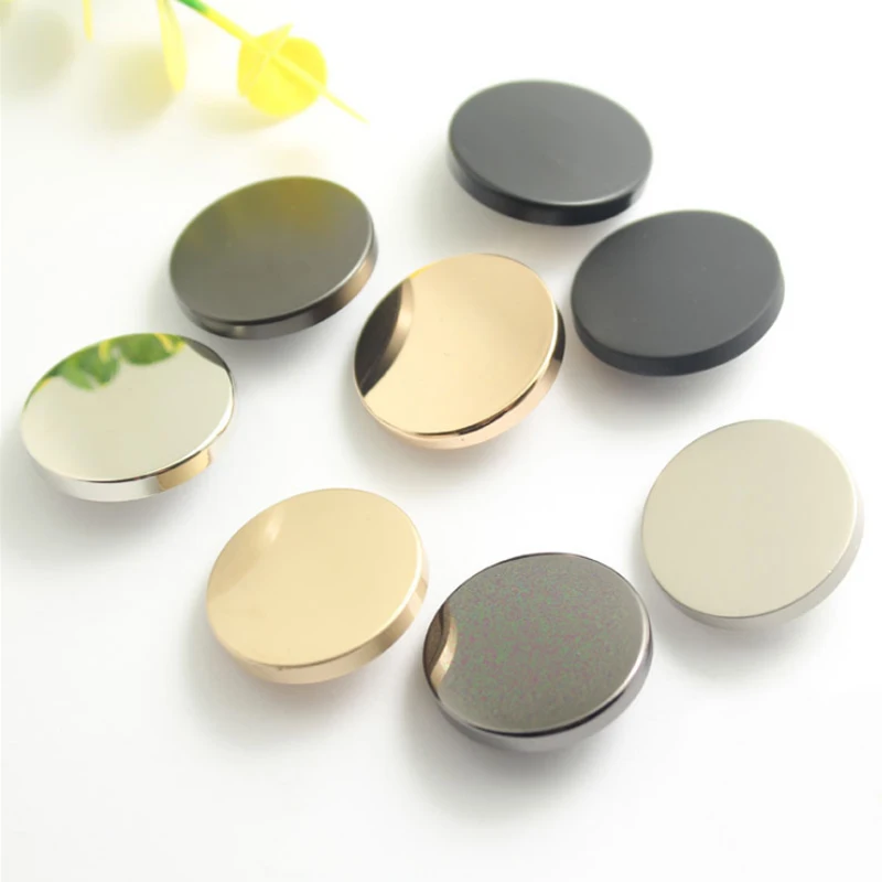 100 шт плоские металлические кнопки высокого качества одежда и аксессуары рубашки