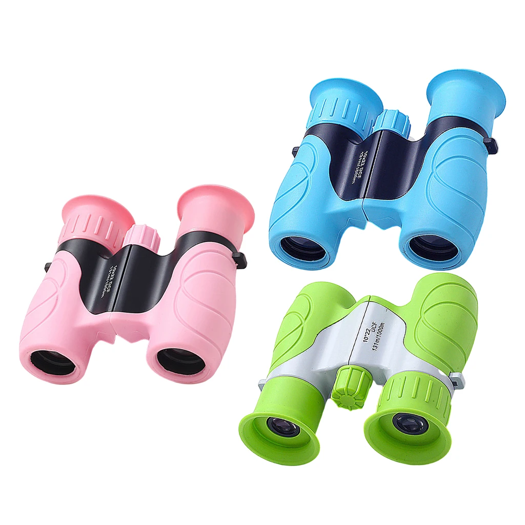 

Portable 10x22 Optical HD Binoculars Telescope for Kids Camping Toys, Easy Focus