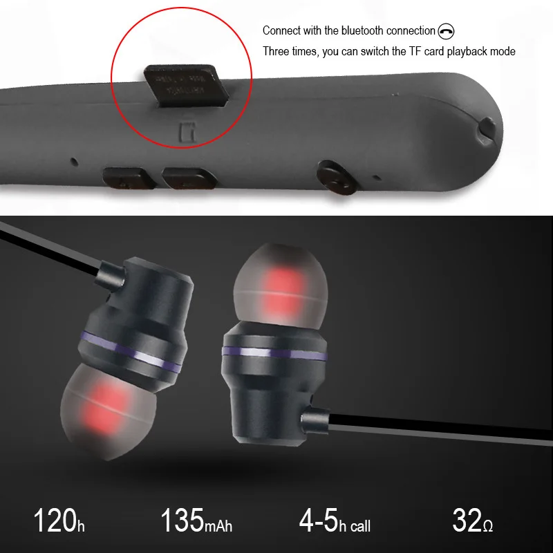 Bluetooth-наушники T25 V5.0 с микрофоном поддержка TF/SD-карт | Электроника