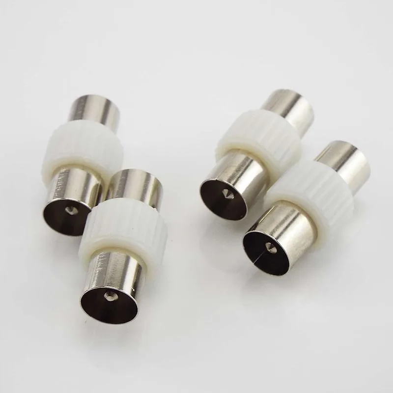 Разъем для ТВ штырь-штырь гнездо-гнездо антенны RF коаксиальные вилки адаптер