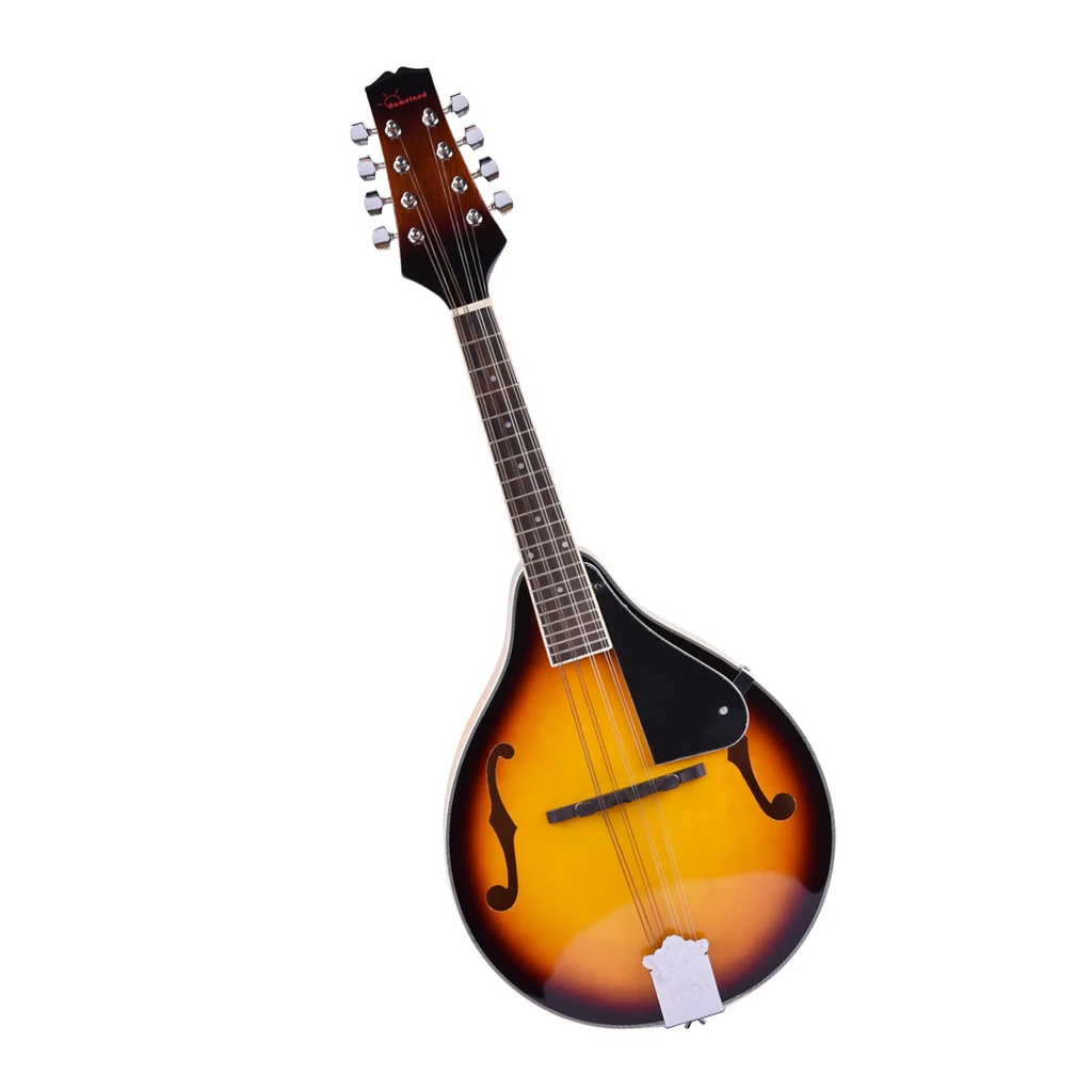 Акустическая электрическая гитара Mandolin музыкальный инструмент из красного