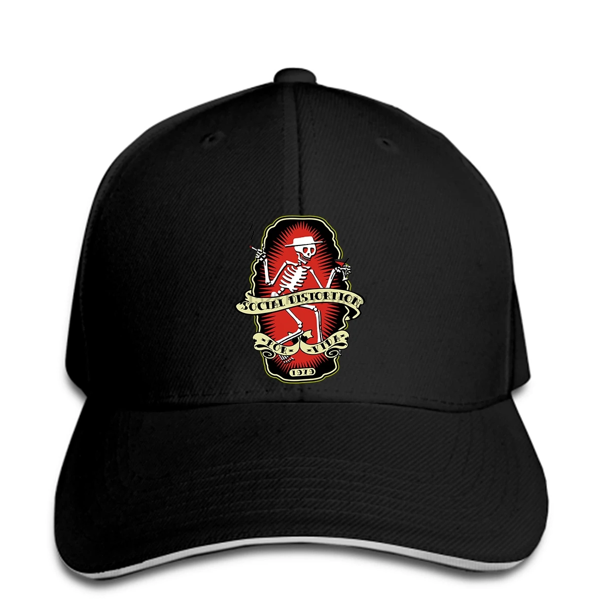 

Baseball cap SOCIAL DISTORTION - Por Vida - Print hat Brand New - Print hat