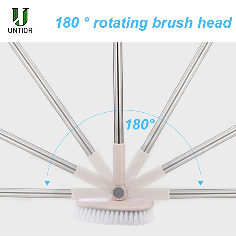 Многофункциональная щетка для пола с длинной ручкой чистки ванной комнаты