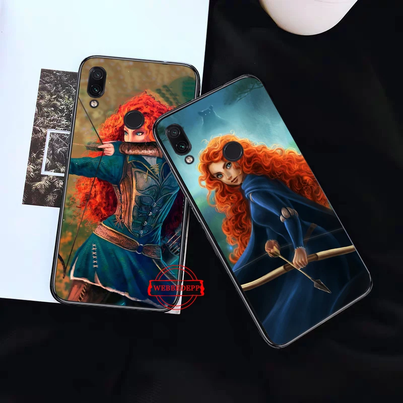 

Brave Princess Movie Silicone Case for Xiaomi Redmi Note 4X 5 6 7 Pro 5A Prime