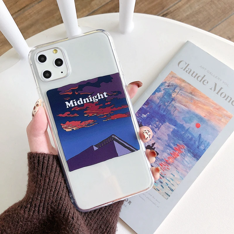 Силиконовый чехол для телефона iPhone 11 X XR XS Max 8 7 Plus креативная иллюстрация Мягкий