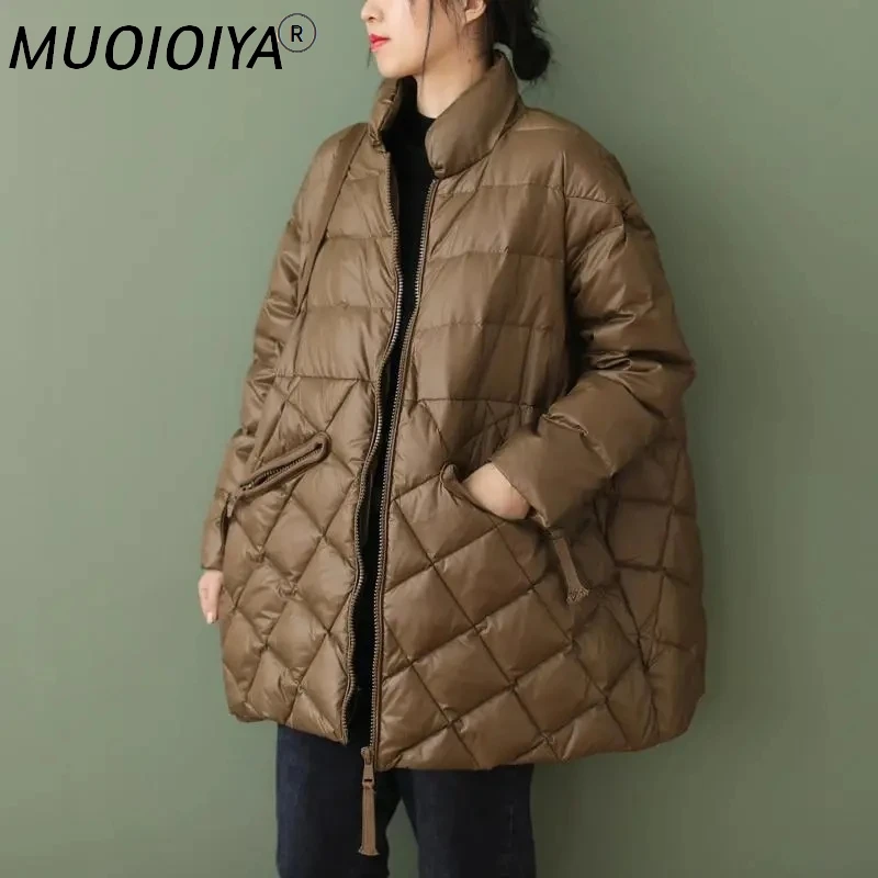 

Women Winter Parkas Zipper Solid Color Warm Coats 2021 New Long Sleeve Pockets Female Clothes Casual Vintage Outerwear