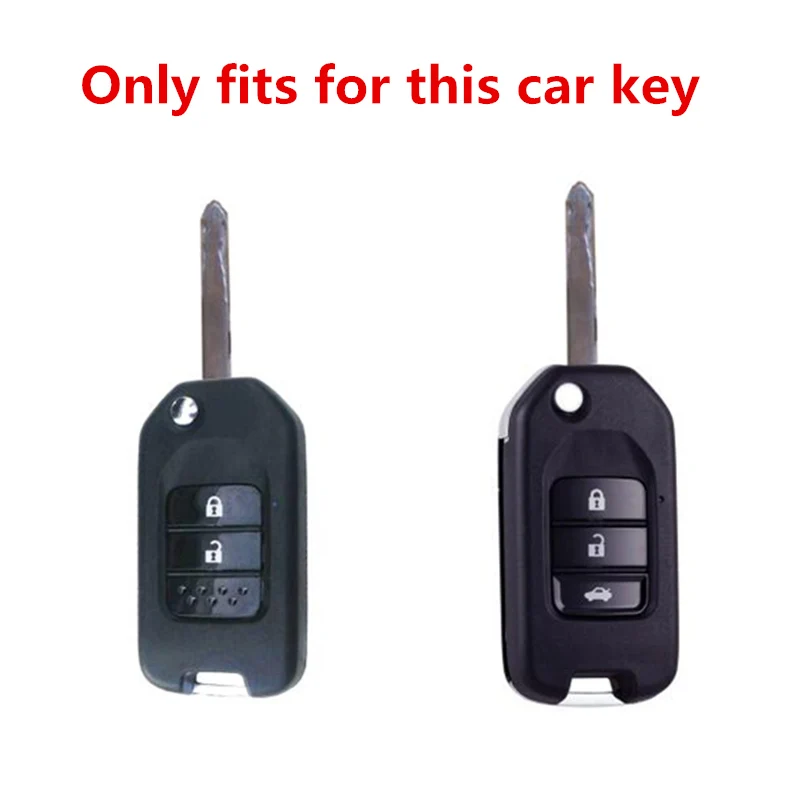 

Silicone Car Key Case For Honda CIVIC ACCORD ODYSSEY EURO CRIDER JADE 2014-2016 Carbon Fiber Pattern Car Key Holders