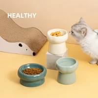 ceramic bowl dog puppy feeder feeding eating food water raise dish goods dishwasher safty for cats pet bowl