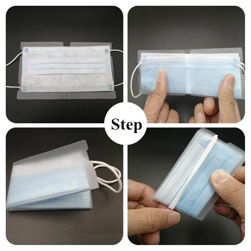 

1PC Portable Face Mask Storage Bag Mouth Mask Cover Case Anti Pollution Facemask Case Face Mask Storage