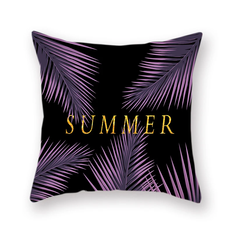 Северное растение розовый чехол для подушки &quotПисьмо&quot украшения тропическим