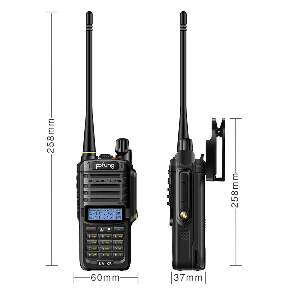 Портативная рация Baofeng UV-XR 10 Вт CB set 2 шт. портативная с дальностью действия 50 км