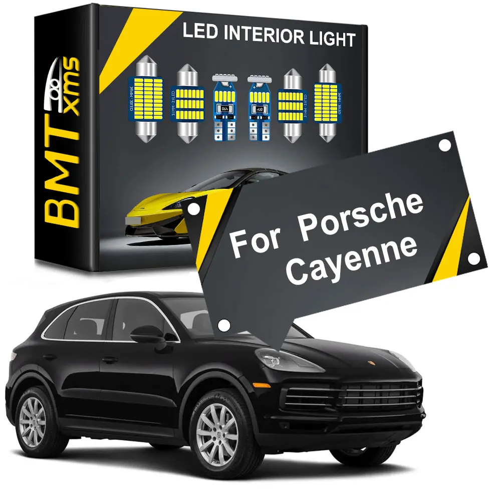 

BMTxms Canbus Auto LED Interior Light For Porsche Cayenne 2 958 92A 9PA 955 2002 2003 2004 2005 2006 2007 2008 2009 2011 2018