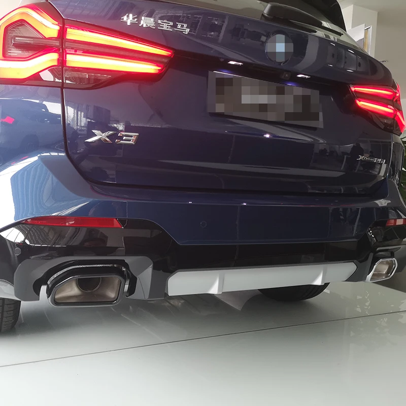 Пара задних выхлопных труб выпускной глушитель крышка трубы украшение одно