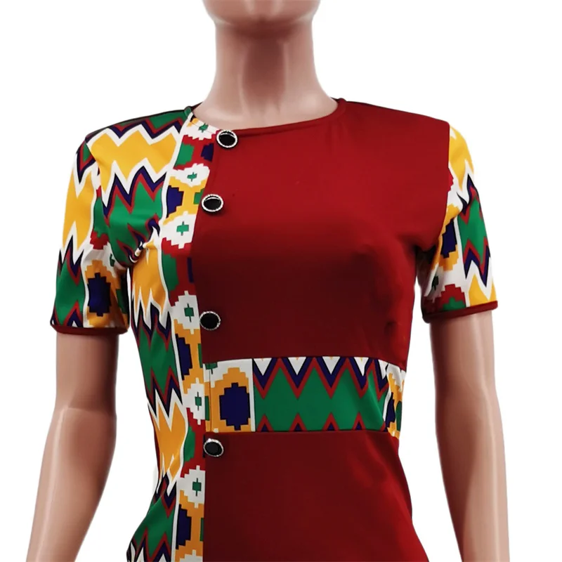 

Plazson 2021 Floral Print Short Sleeve Skinny Mini Dress Women O Neck Spring Summer Sexy Casual Bodycon Dresses Vestido De Mujer