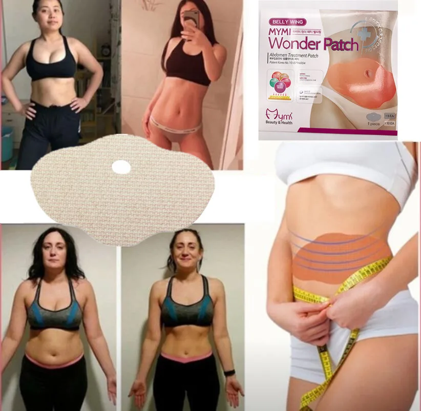 30 дней 10 шт. MYMI Quick Wonder Slim патч Антицеллюлитный живот потеря веса похудение Живот Сжигание жира пупок карандаш для лица Подтяжка инструмент