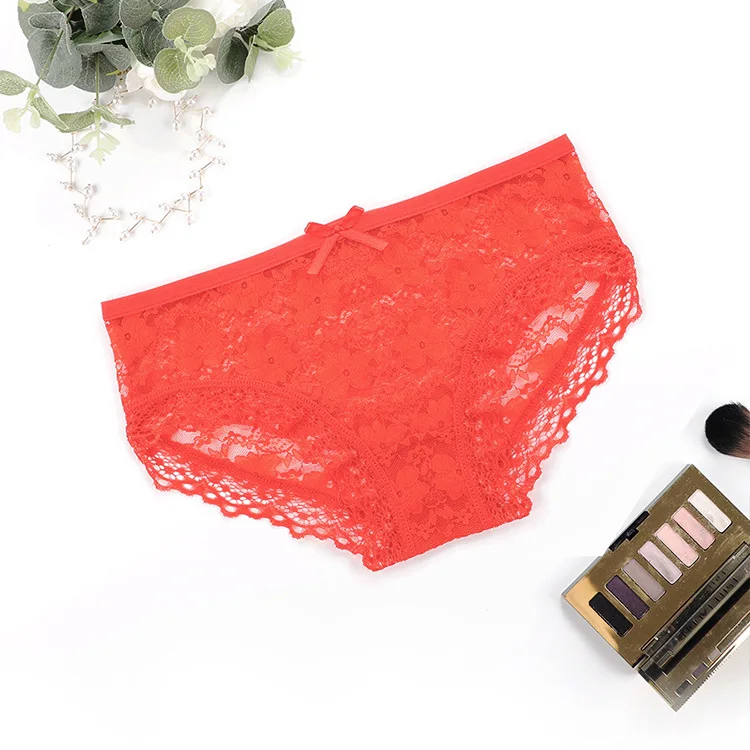 

New Panties Lace Breifs Mid Waist Sexy Comfortable Shaping Anti-exposure Breathable AliExpress Amazon Exclusive