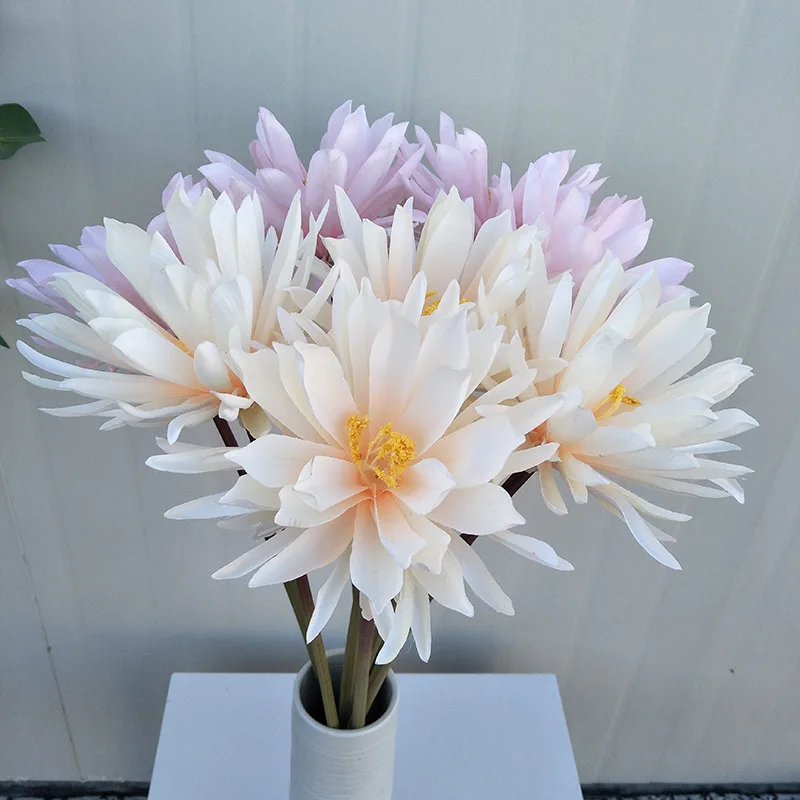 

4 Pcs Artificial Epiphany Silk Flowers Decoration Wedding Background Home Decoration hotel layout fake Flowers Branch