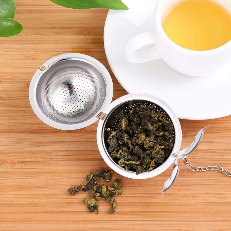 

Stainless Steel Mesh Tea Ball Tea Infuser, Premium Tea Strainer Filters Tea Interval Diffuser for Loose Tea