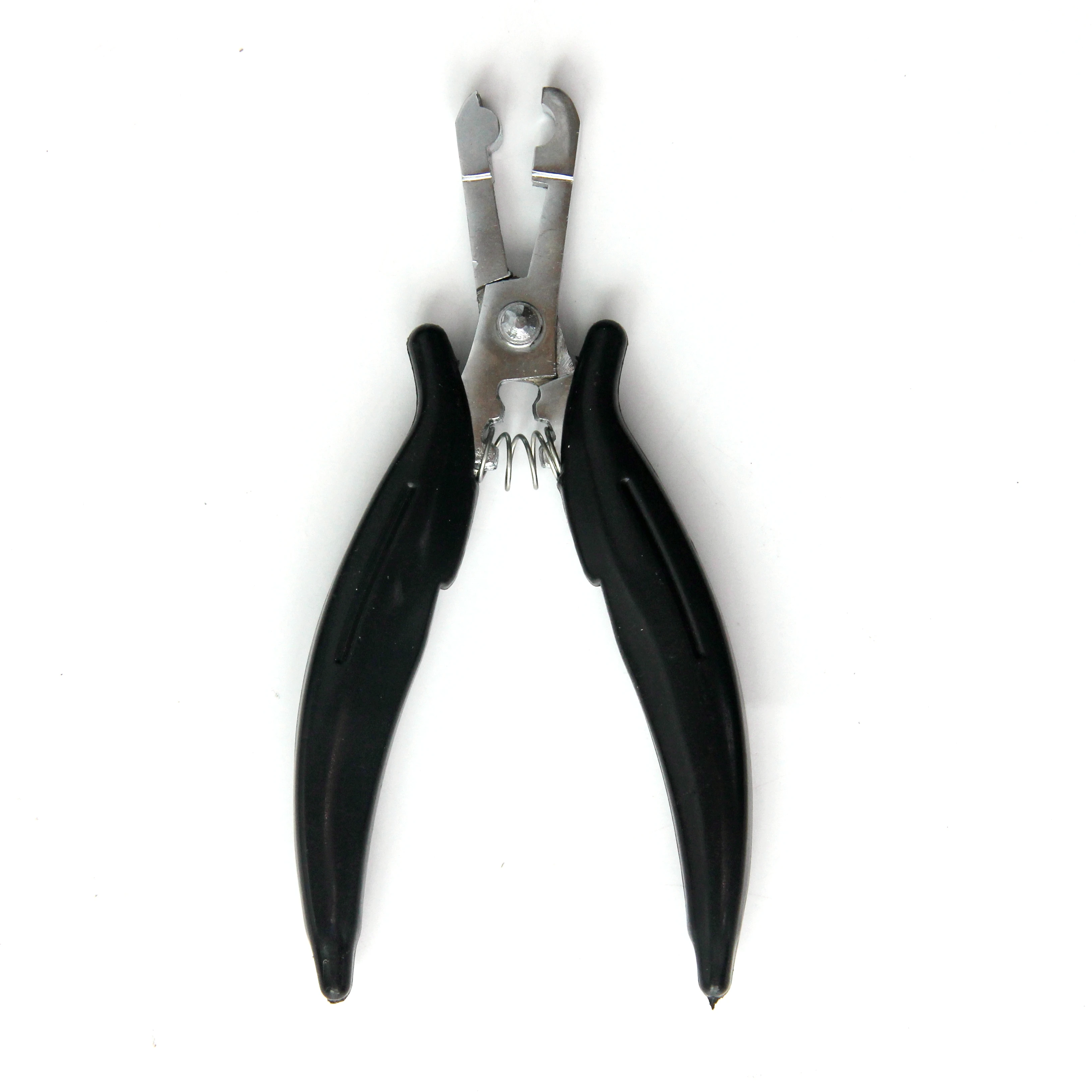 Плоскогубцы для наращивания волос с прямой головкой и зубцами микро кольцо лента