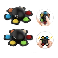 decompression gyro fingertip face changing octopus spinning top decompression relieve pressure prevent brain degeneration toys
