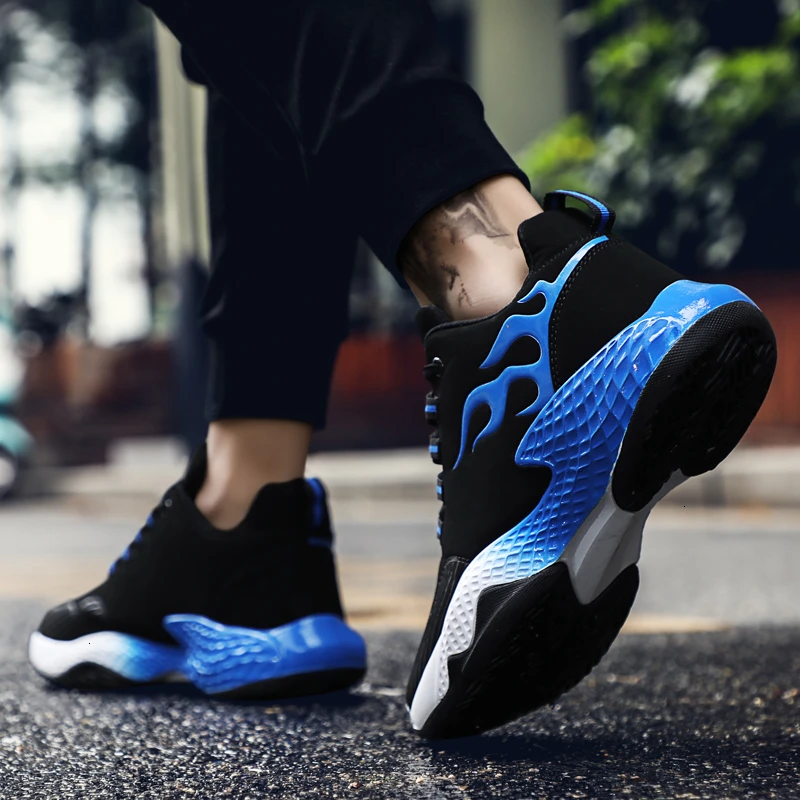 Мужская баскетбольная обувь Спортивная для мужчин Кроссовки с круглым носком