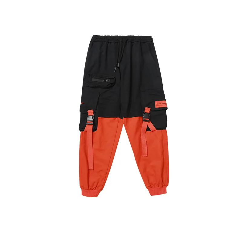 

Harajuku Jogger Sweatpant Cotton Men Trousers 2021 Hip Hip Pants Vintage Block Patchwork Corduroy Cargo Harem Pant Streetwear