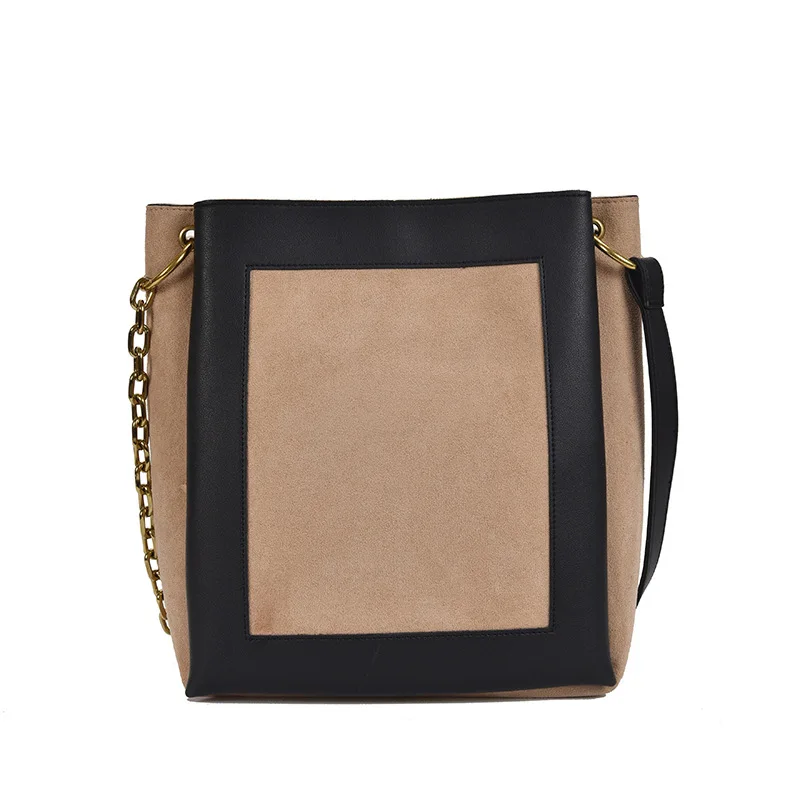 Женская кожаная сумка ведро роскошная дизайнерская через плечо 2019|Сумки с