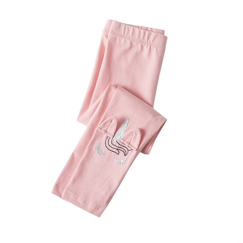 Весенне-осенние детские леггинсы для девочек повседневные штаны ярких цветов с