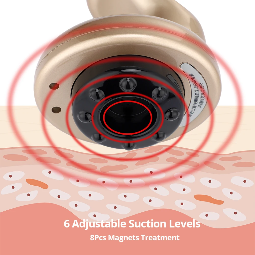 

Electric Cupping Massager Vacuum Suction Cups Apparatus Guasha Scraping Device Meridian Fat Burning Body Slimming Massage Tools