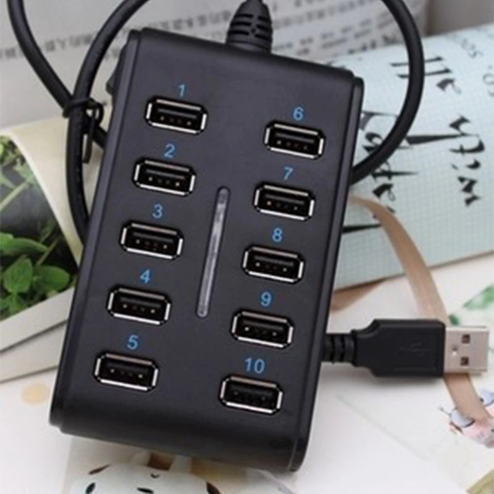 10 USB 2 0 концентратор Высокоскоростной Многофункциональный Персональный