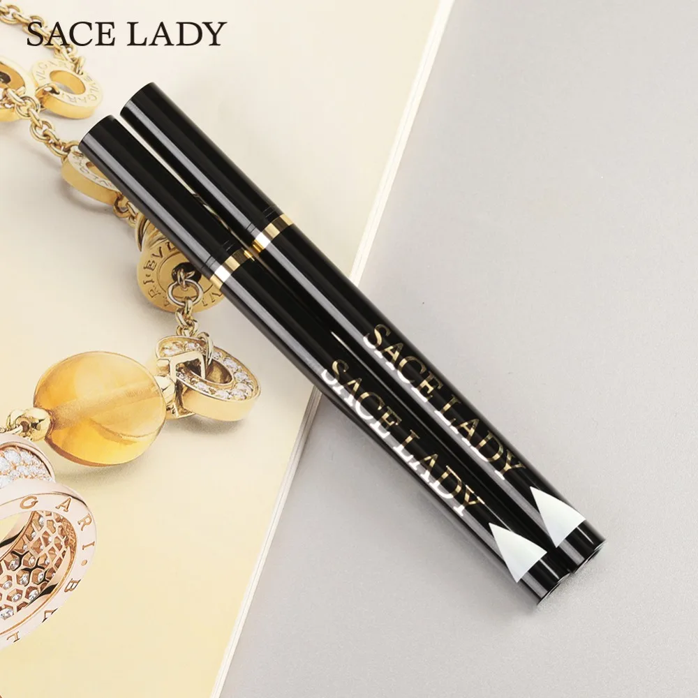 Жидкая подводка для глаз SACE LADY водостойкая Черная Подводка стойкая жидкая