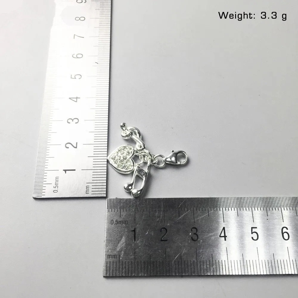 Бренд muffiy тройные музыкальные брелоки для скрипки браслета чокеры трендовые