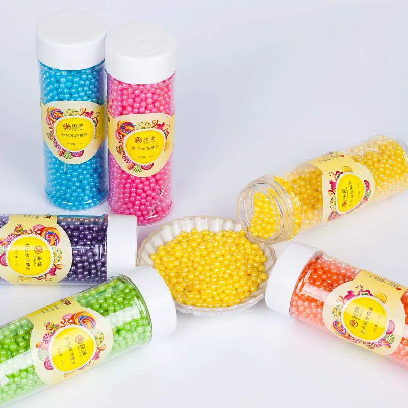 130 г 4 мм сахарный посыпать Золотой пастельный Кекс для выпечки десертные