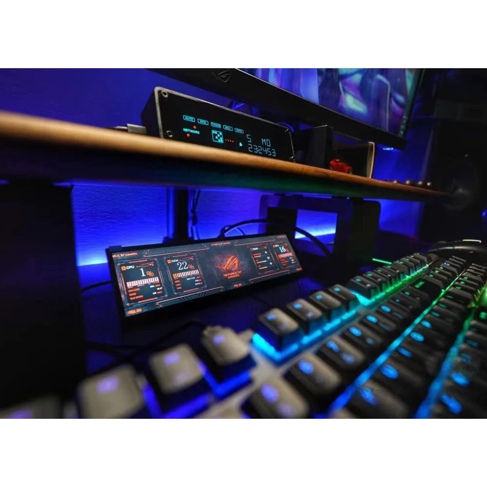 

5V LED Strip Light Strips USB Cable 3 Key Control Diode 1M 2M 3M 4M 5M Night Decoration Flexible Luminous Desktop Screen blue