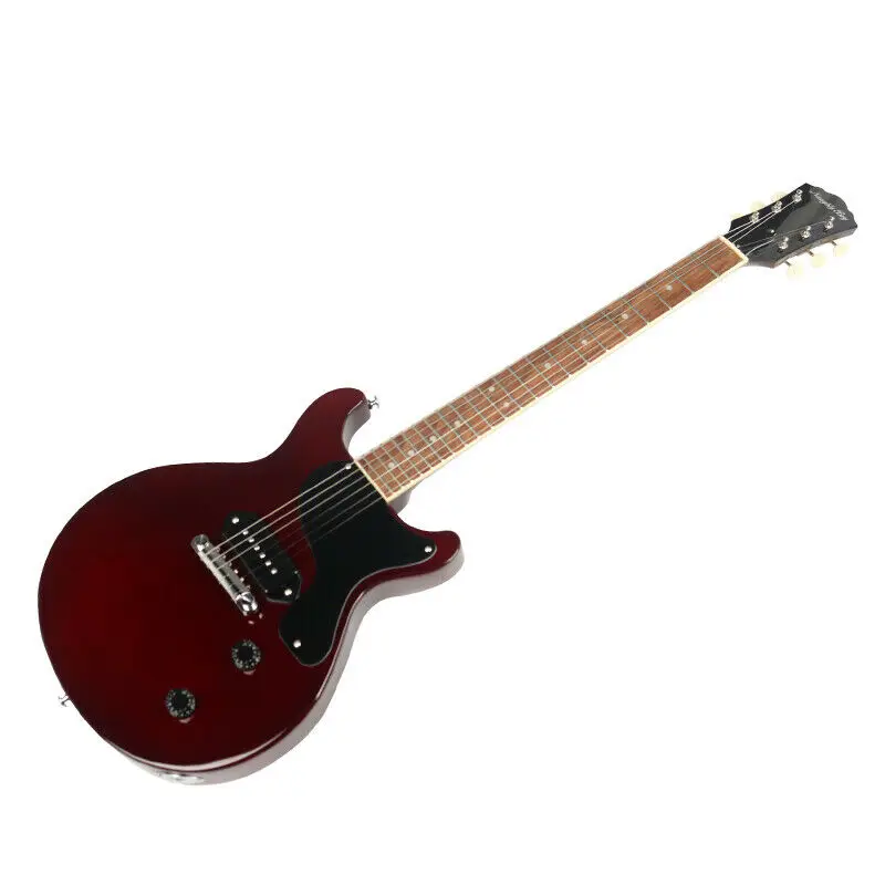 

Naughty Boy LP style solid electric guitar 6 string handmade guitar red mahogany body rosewood fingerboard