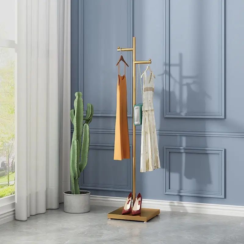 

Simple Coat Rack Clothing Store Window Floor Hanging Rack Anchor Live Model Display Rack Home Hanging Clothes Rack