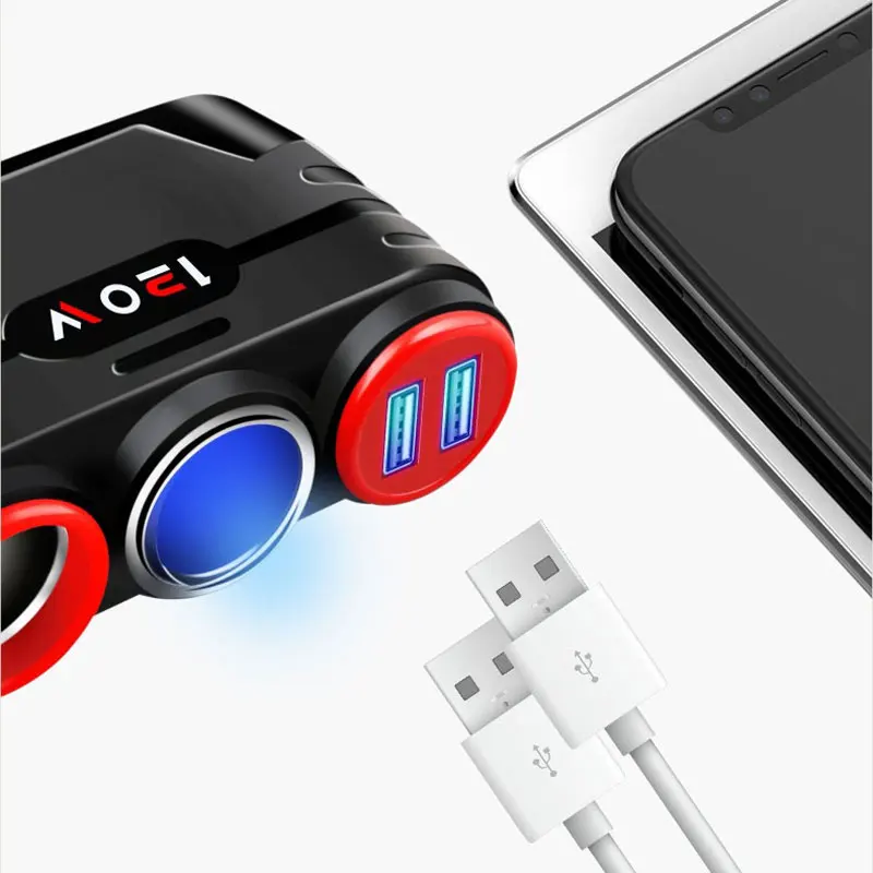 

Разветвитель автомобильного навигатора с двумя USB-портами, а/1 А