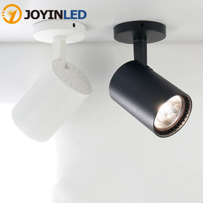 

LED Ceiling Spot Light Surface Mounted Spotlight Downlight COB Light Source 10W 20W 30W Ceiling Lamp Clothes Store Lighting