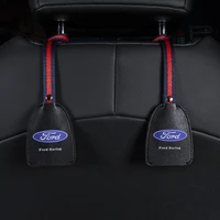 leather auto seat back storage hook portable hook for ford focus fiesta ranger mondeo escort falcon flex s max kuga accessories