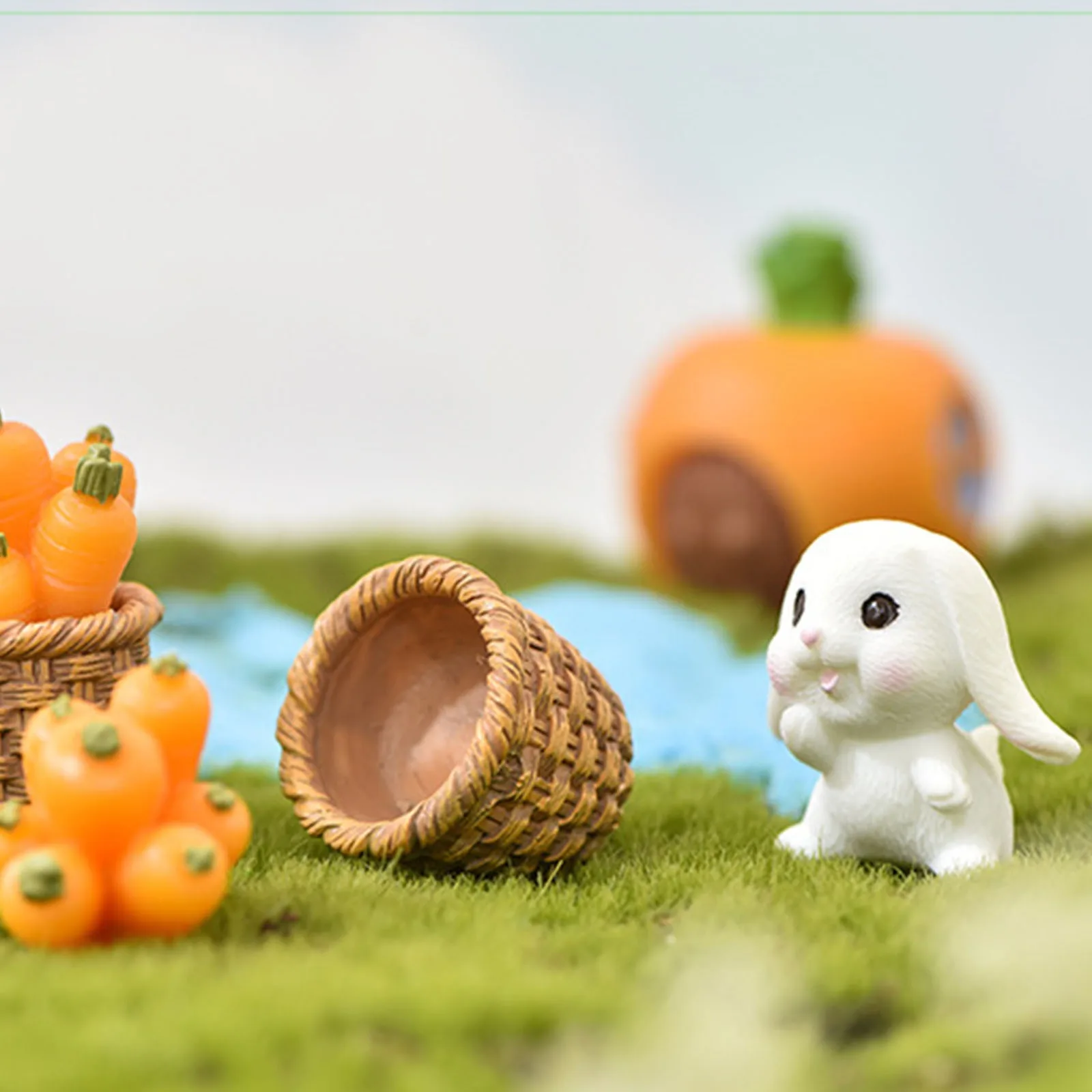 

Home Decoration Accessories Cute Rabbit Beautiful Car Interior Creative Products Living Room Office Desk Gifts Cake Decoration