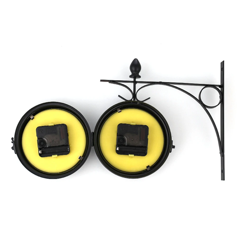 Retro Double-Sided Wall Clock Silent Quartz Large Vintage Living Room Home Decoration | Дом и сад
