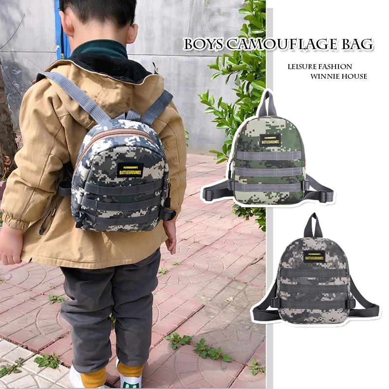 Модная камуфляжная сумка, Мужская маленькая сумка, дорожная сумка, тренд, мини рюкзак для мальчика, детский сад, маленький рюкзак
